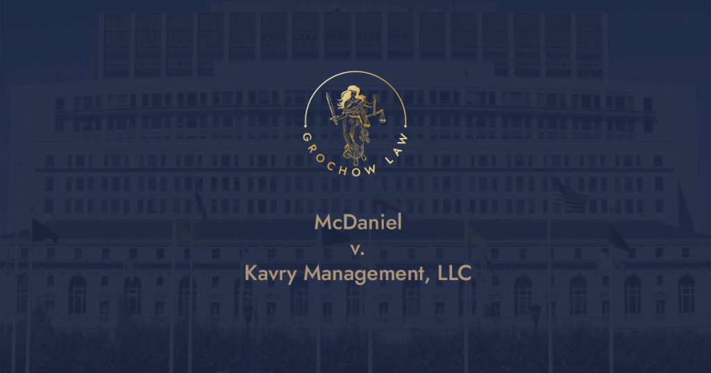 McDaniel v. Kavry Management, LLC